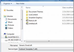 Add Email Template to Outlook toolbar 2010 Creating An Email Template In Outlook 2010 Faculty and