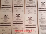 Adidas Receipt Template Unauthorized Adidas Yeezy Boost Receipts for Sales