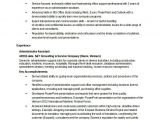 Admin Resume In Word format 12 Word Administrative assistant Resume Templates Free