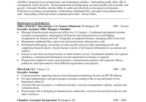 Administrative assistant Contract Template Executive Administrative assistant Resume Sample 1