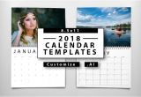 Adobe Photoshop Calendar Template 2018 Calendar Templates Templates Creative Market