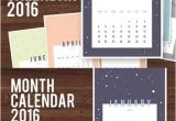Adobe Photoshop Calendar Template Creativemarket 2016 Calendar Template Download Free