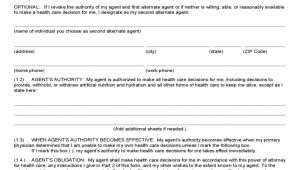 Advance Care Directive Template Medical Directive Template