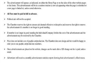 Advertising Contracts Templates Sample Advertising Contract Agreement 7 Examples In