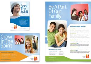 Advertising Pamphlet Template Church Youth Ministry Flyer Ad Template Word Publisher