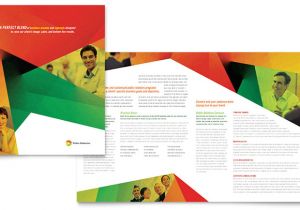 Advertising Pamphlet Template Public Relations Company Brochure Template Design