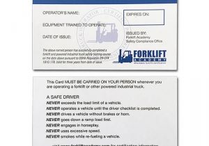 Aerial Lift Certification Card Template fork Lift Certification Card Template Electrical Schematic
