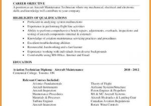 Aeronautical Fresher Resume format 8 Electronics Technician Resume Penn Working Papers