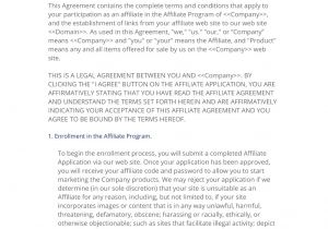Affiliate Contract Template Affiliate Terms Policy Template 3 Easy Steps