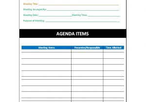 Agendas for Meetings Templates Free 46 Effective Meeting Agenda Templates Template Lab
