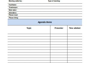 Agendas for Meetings Templates Free 50 Meeting Agenda Templates Pdf Doc Free Premium