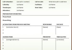 Agendas for Meetings Templates Free 7 Free Meeting Agenda Template Bookletemplate org