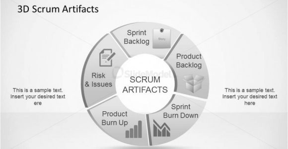 Agile Artifacts Templates 3d Agile Scrum Artifacts Powerpoint Diagram Slidemodel