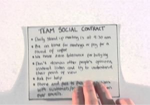 Agile Contract Template Agile In Practice social Contracts Youtube