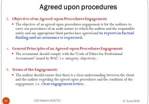 Agreed Upon Procedures Report Template Chapter 5 Audit Related Services Ppt Video Online Download
