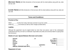 Agreement Contract Template Word 14 Loan Agreement Templates Excel Pdf formats