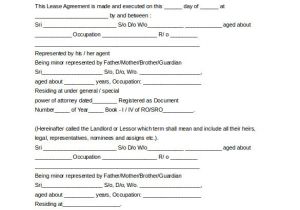 Agreement Contract Template Word 17 Lease Template Doc Pdf Free Premium Templates