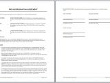 Agreement Contract Template Word Business Contract Template Microsoft Word Templates