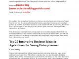 Agricultural Business Plan Template 20 Business Ideas In Agriculture for Young Entrepreneurs
