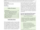 Agricultural Business Plan Template Agricultural Business Planning Templates and Resources