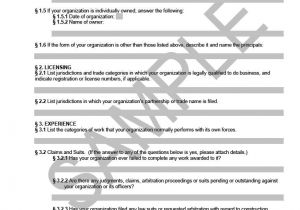 Aia A305 Template A305 Contractor 39 S Qualification Statement Cms