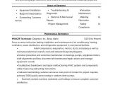 Air Conditioning Technician Resume Samples Hvac Technician Resume Sample Monster Com