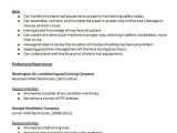 Air Conditioning Technician Resume Samples Hvac Technician Resume Sample