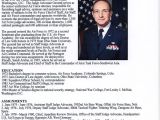 Air force Bio Template Air force Biography Template Templates Data