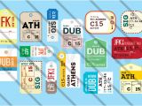 Airline Luggage Tag Template Luggage Tag Template Free Psd Templates Download Free