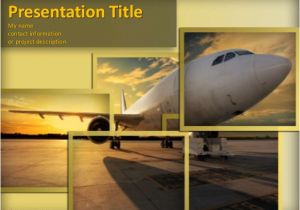 Airplane Ppt Template Aircraft Powerpoint Template and Powerpoint Background for