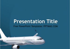 Airplane Ppt Template Free Airplane Powerpoint Template Pptmag
