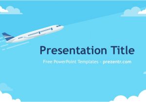 Airplane Ppt Template Free Aviation Powerpoint Template Prezentr Ppt Templates
