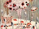Alice In Wonderland Card soldiers Diy 5 Beautiful soup Charles Folkard Illustrations