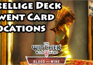 All Unique Card Locations Witcher 3 Witcher 3 Blood and Wine Gwent Card Locations Skellige Deck 4k Ultra Hd