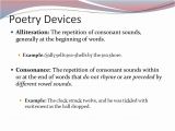 Alliteration Poem Template Poetry Devices Structure and forms Ppt Video Online
