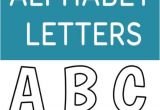 Alphabet Letter Templates for Teachers Printable Free Alphabet Templates