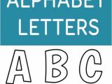 Alphabet Letter Templates for Teachers Printable Free Alphabet Templates