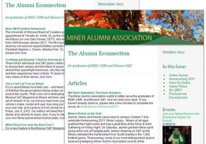 Alumni Email Template Imodules Client Community Miner Alumni association Wins