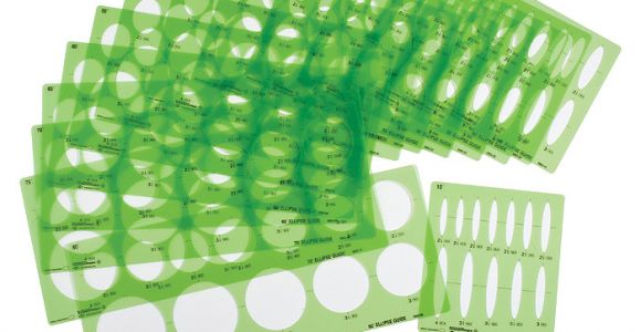 Alvin Ellipse Templates Alvin Large Ellipse Drafting Templates Ellipses Drawing