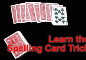 Amazing but Easy Card Tricks How to Perform the Spelling Card Trick