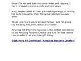 Amazing Cover Letter Creator Review Does Amazing Resume Creator Actually Work