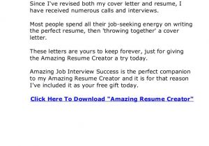 Amazing Cover Letter Creator Review Does Amazing Resume Creator Actually Work