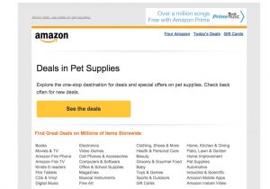 Amazon Email Template How Amazon Dominates E Commerce with Email Marketing