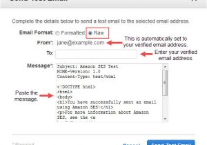 Amazon Ses Email Templates How to Send An Email Amazon Web Services Aws