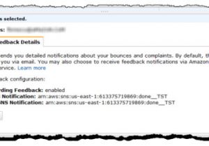Amazon Ses Email Templates Programmable Feedback Notification for the Simple Email