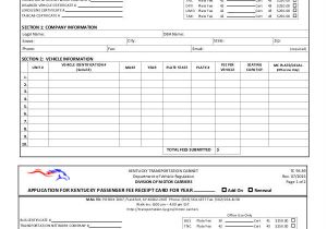 Ambulance Contract Template Transport Receipt Template