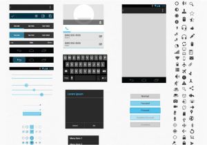 Android Application Design Template 75 Gui Templates for android and Ios Css Author