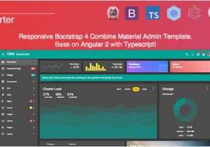 Angular Ui Bootstrap Template Lokra Angular 2 Admin Template with Bootstrap 4 and