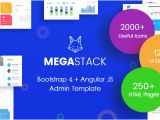 Angular Ui Bootstrap Template Megastack Bootstrap 4 Angular Js Admin Dashboard