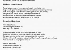 Animal Caretaker Resume Sample Animal Care Cover Letter 28 Images Animal Care Worker
